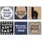 Big Dot of Happiness My Dad is Rad - Funny Father's Day Party Decorations - Drink Coasters - Set of 6